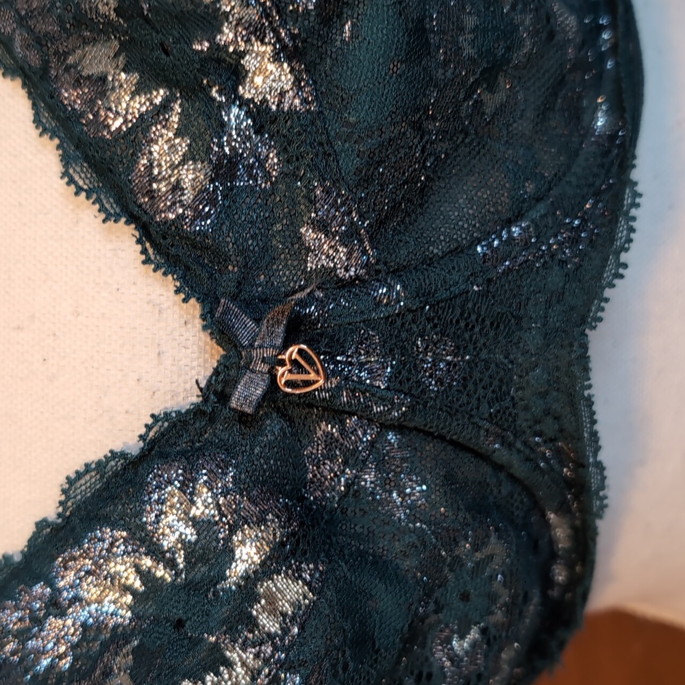 Body by Victoria VICTORIA'S SECRET Unlined Stretch Lace Demi Bra 38DD - Picture 3 of 13